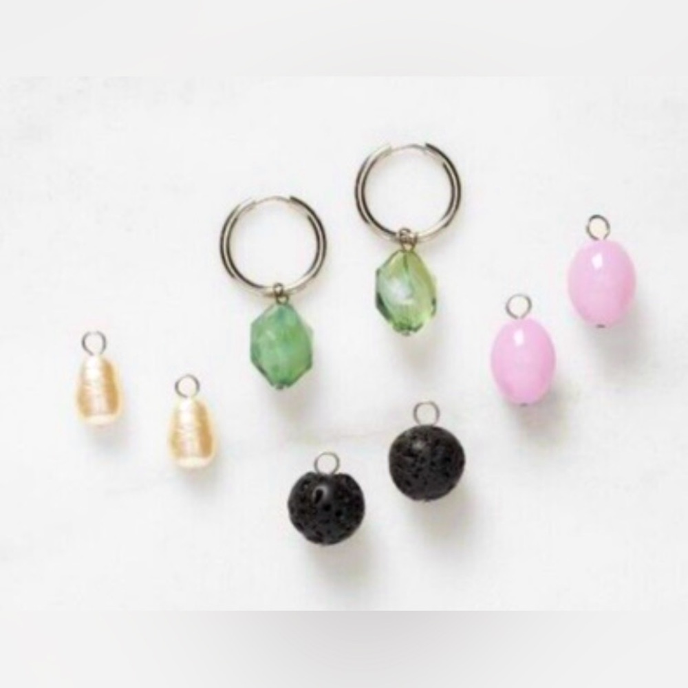 NIB Plunder Pilar Interchangeable Earring Set
